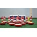 Subbuteo Andrew Table Soccer England Football National Team away team on Lightweight Bases